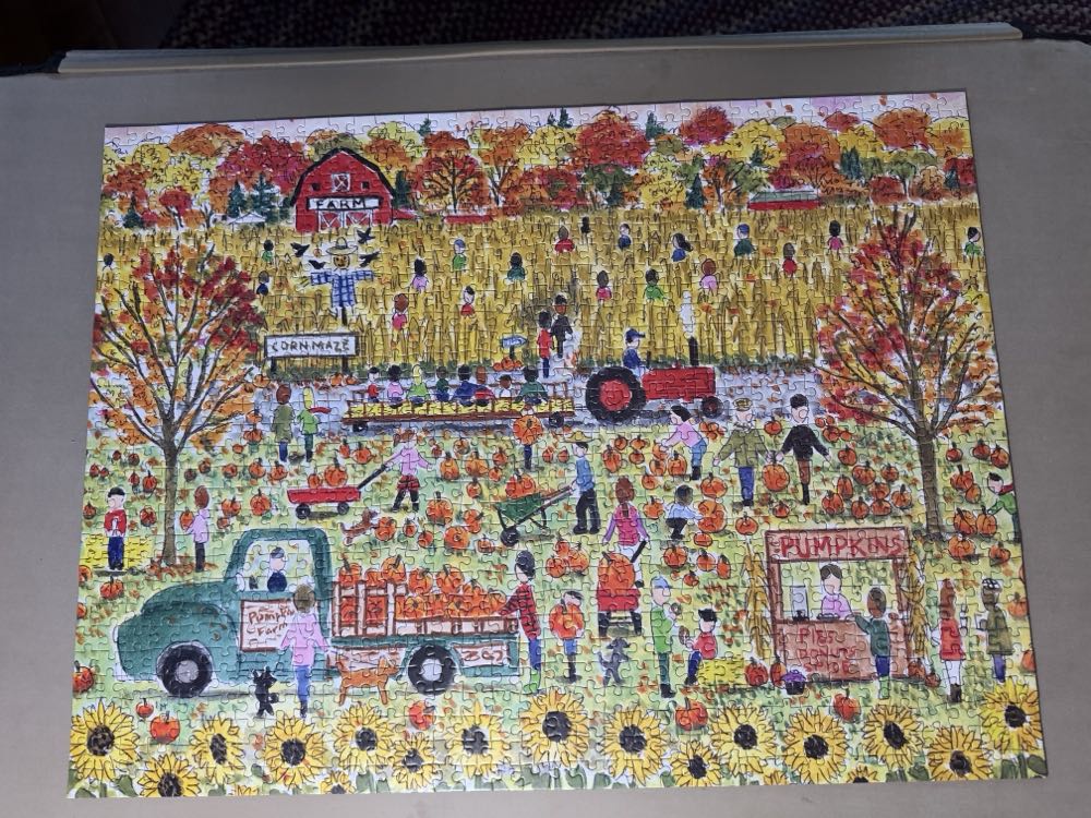 Pumpkin Patch - Galison puzzle collectible [Barcode 9780735382213] - Main Image 2