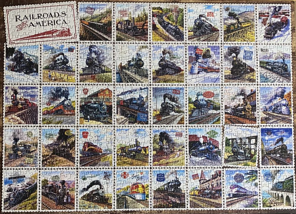 Railroads Of America - Cobble Hill puzzle collectible [Barcode 625012402323] - Main Image 2