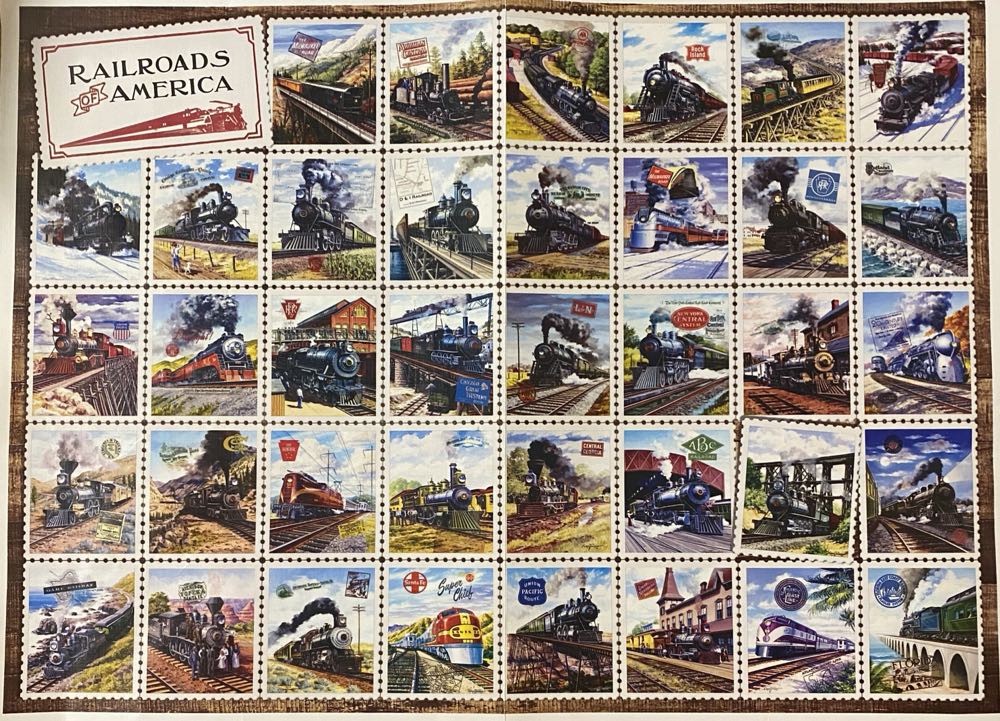 Railroads Of America - Cobble Hill puzzle collectible [Barcode 625012402323] - Main Image 3