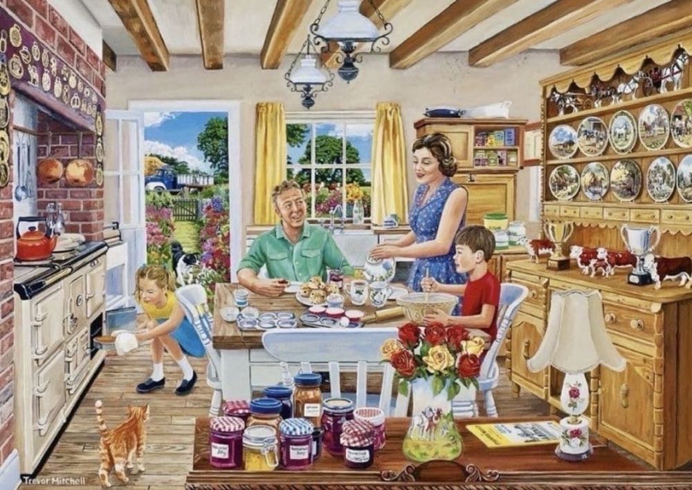 The Farmer’s Round : Baking in the Kitchen - Gibsons puzzle collectible [Barcode 5012269050554] - Main Image 2