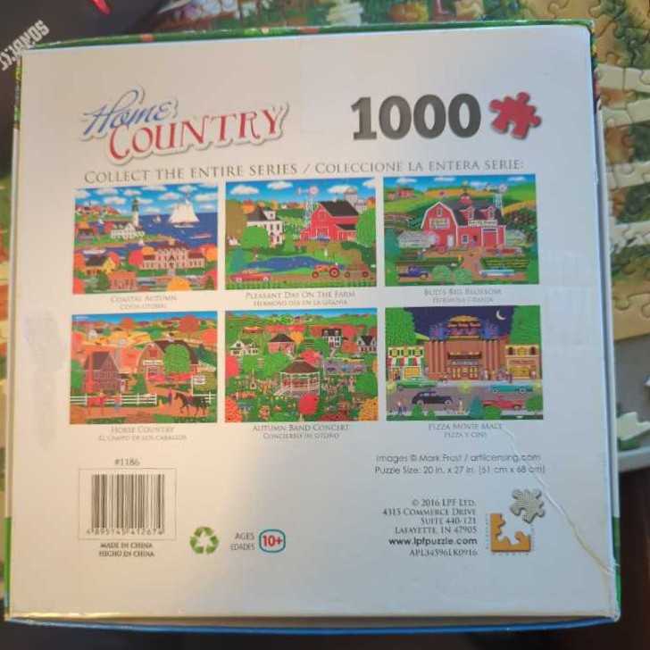 Bud’s Big Blossoms Home Country Mark Frost Pcs ... - Craz-Z-Art puzzle collectible [Barcode 4895145412674] - Main Image 2