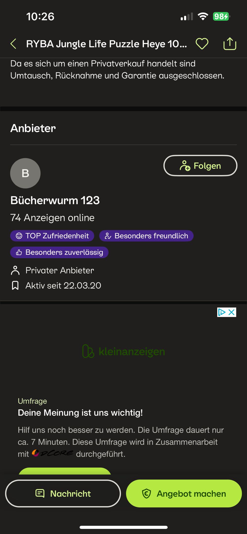 Jungle Life - Heye Puzzle puzzle collectible [Barcode 4001689087869] - Main Image 3