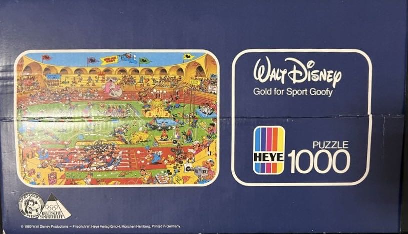 Gold For Sport Goofy Disney 🇨🇦🟦 - Heye Puzzle puzzle collectible [Barcode 4001689290856] - Main Image 2
