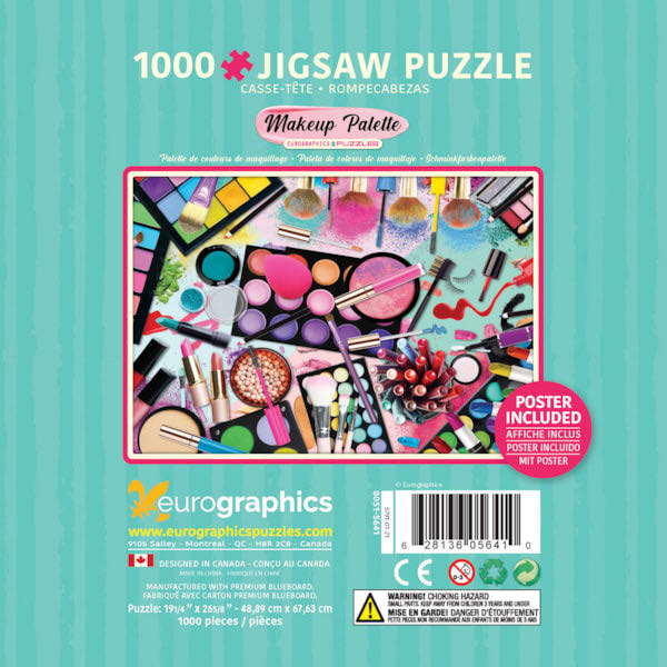 Makeup Pallet - EuroGraphics puzzle collectible [Barcode 628136056410] - Main Image 4