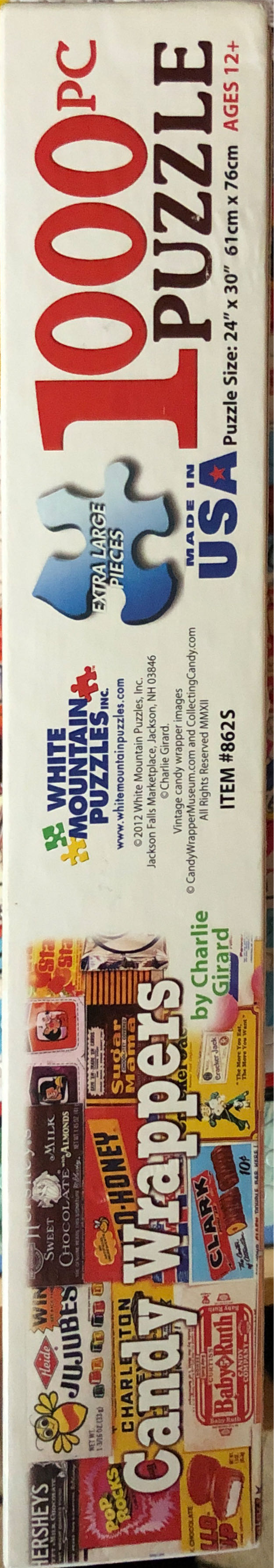 Candy Wrappers  - White Mountain 🇺🇸 puzzle collectible [Barcode 724819254378] - Main Image 4