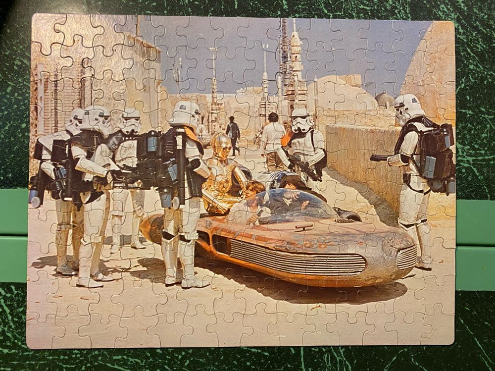 Stormtroopers Stop The Land Speeder! - Kenner puzzle collectible - Main Image 2