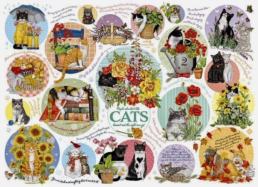 Cat Thoughts - Cobble Hill puzzle collectible - Main Image 2