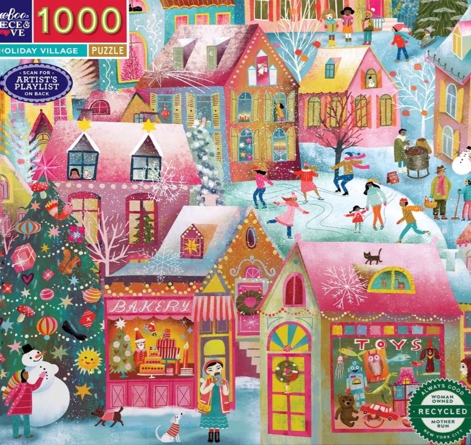 Holiday Village - Eeboo puzzle collectible - Main Image 2