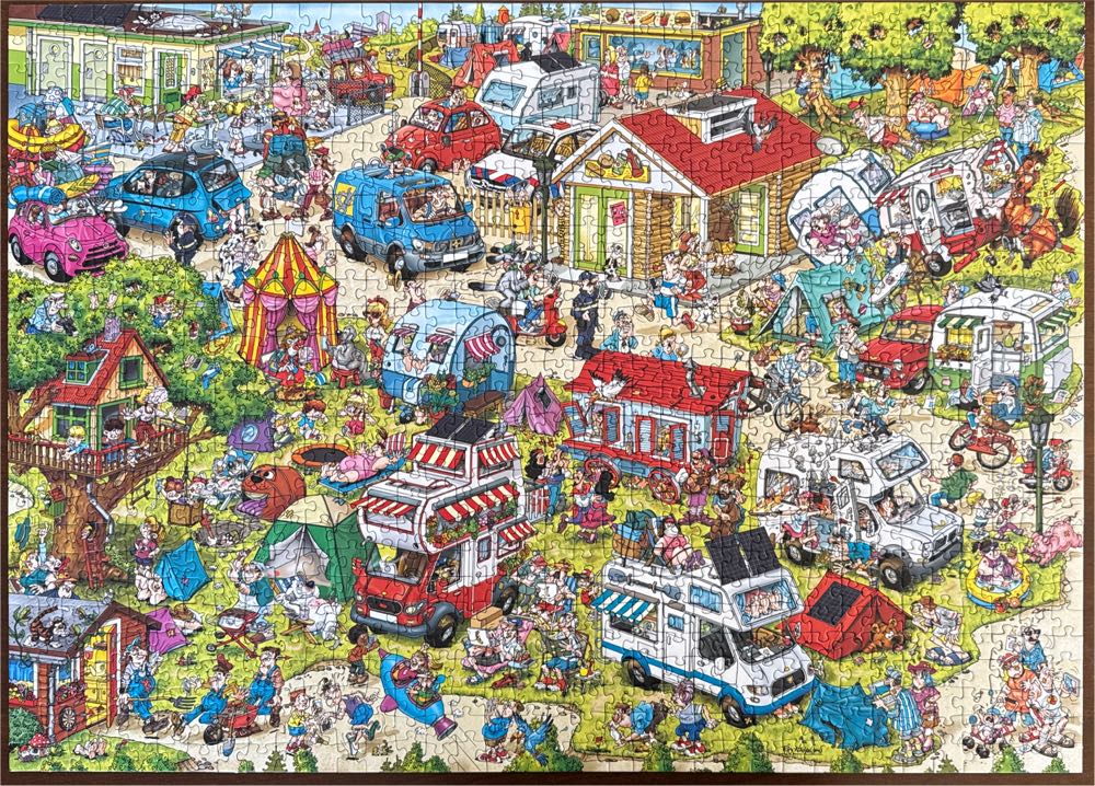 The Campsite - Ravensburger puzzle collectible [Barcode 4005555007210] - Main Image 2