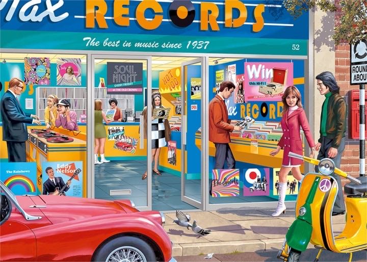 The Record Shop - Falcon de luxe puzzle collectible [Barcode 8710126021880] - Main Image 2
