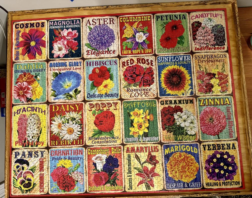 C What Flowers Mean JH - White Mountain puzzle collectible - Main Image 2