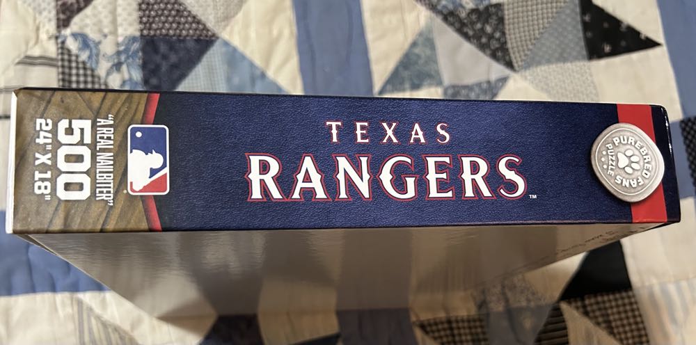 Texas Rangers “A Real Nailbiter” - Purebred Puzzles puzzle collectible [Barcode 810052502496] - Main Image 3