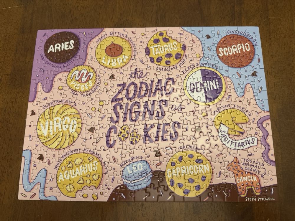 The Zodiac Signs As Cookies  - Ceaco puzzle collectible [Barcode 021081520102] - Main Image 2