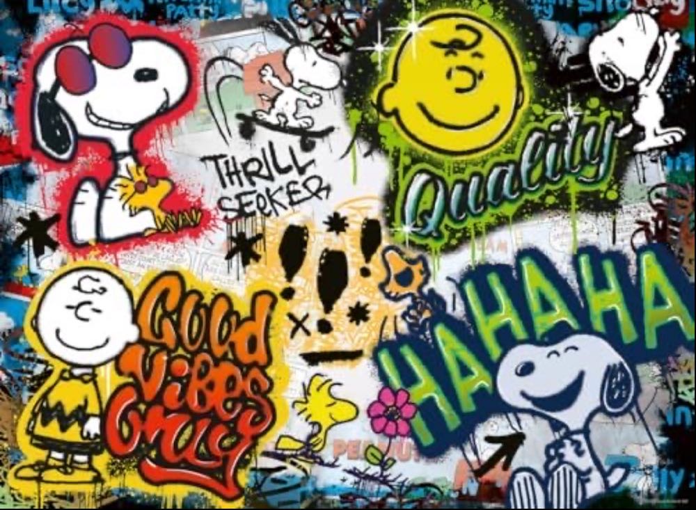 Peanuts Graffiti (Snoopy) - Ravensburger puzzle collectible [Barcode 4005555003892] - Main Image 2