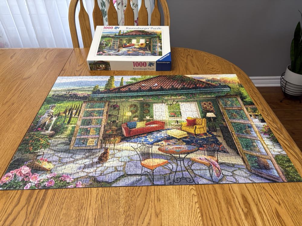 Tuscan Oasis - Ravensburger puzzle collectible [Barcode 4005555004127] - Main Image 2