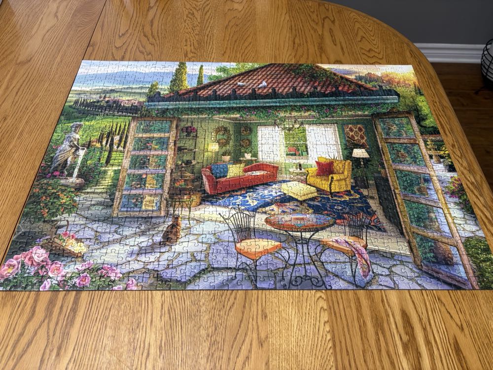 Tuscan Oasis - Ravensburger puzzle collectible [Barcode 4005555004127] - Main Image 3