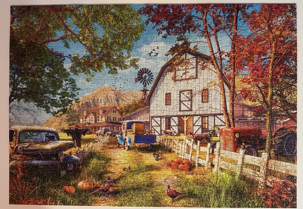 Autumn Farmlands - Buffalo puzzle collectible [Barcode 079346332625] - Main Image 3