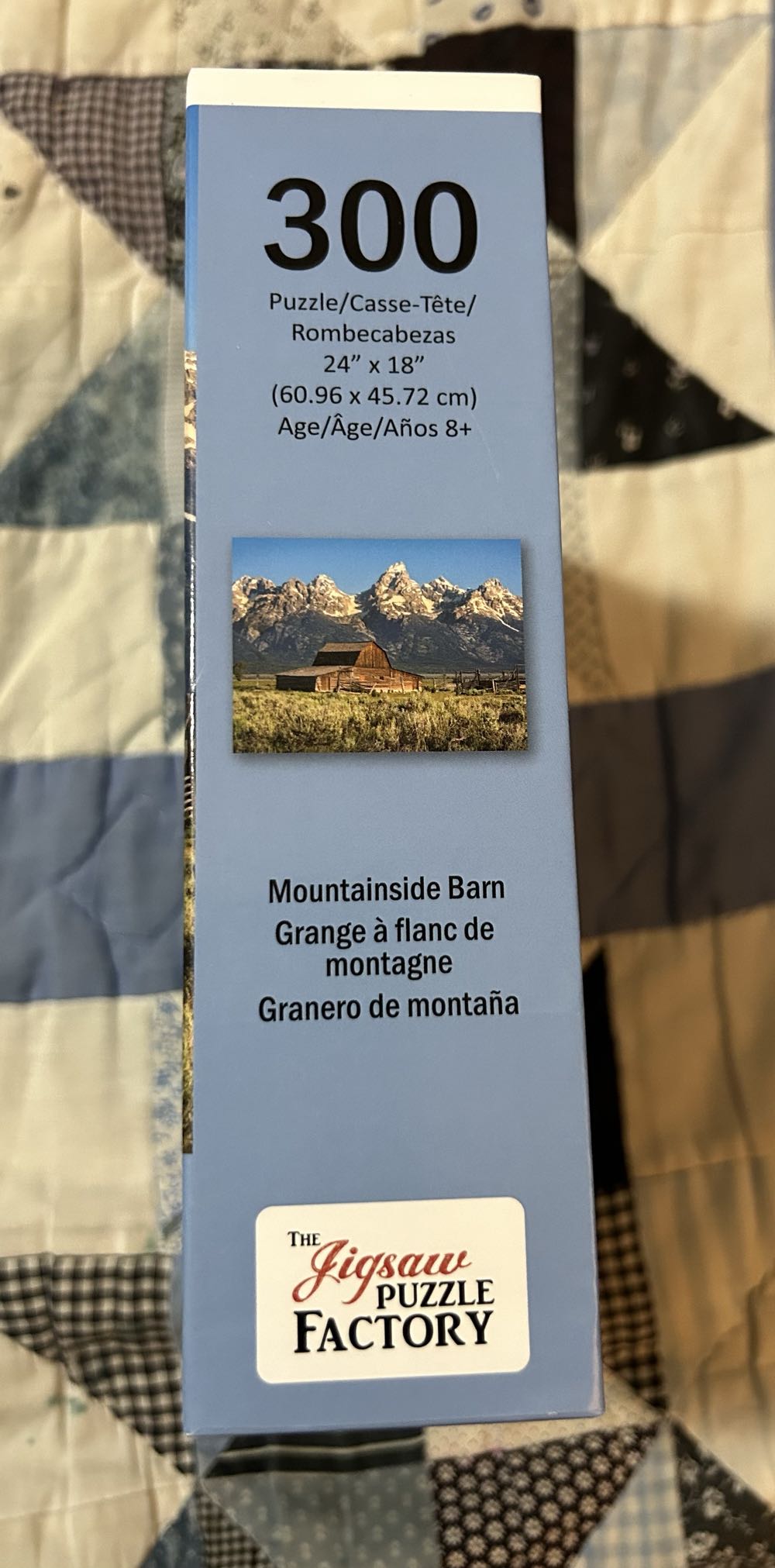 Mountainside Barn - The Jigsaw Puzzle Factory puzzle collectible [Barcode 788958073313] - Main Image 3