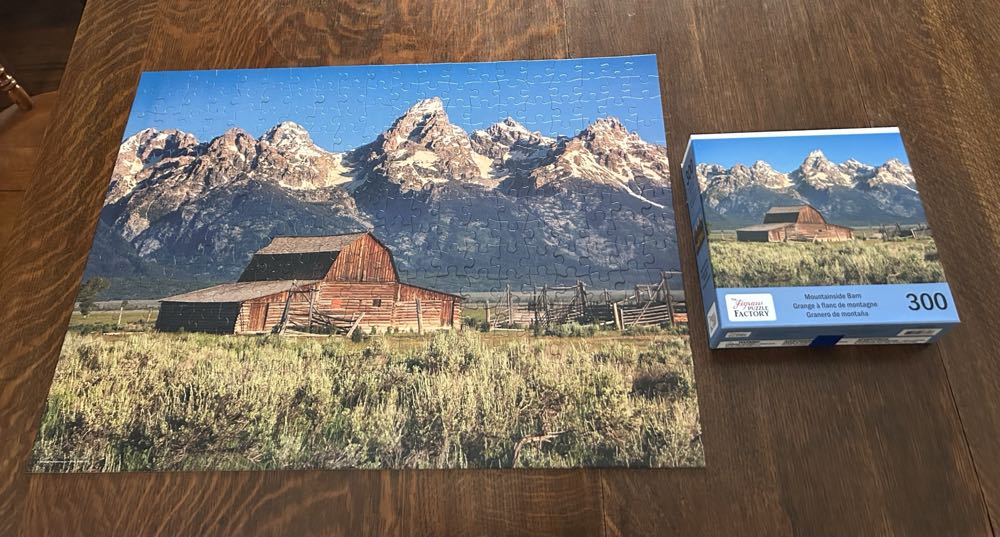 Mountainside Barn - The Jigsaw Puzzle Factory puzzle collectible [Barcode 788958073313] - Main Image 4