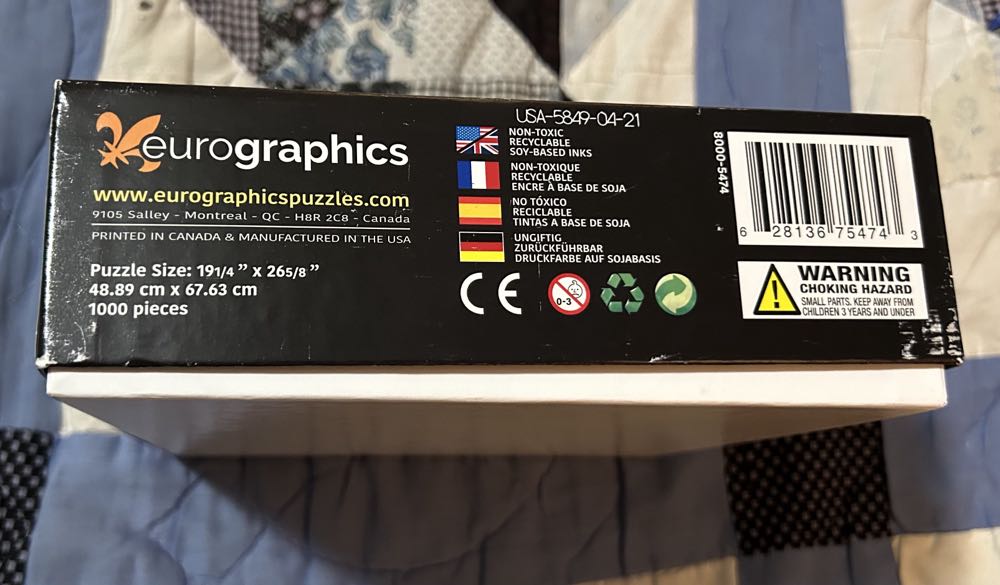 Grand Teton National Park Wyoming, USA - Eurographics puzzle collectible [Barcode 628136754743] - Main Image 2