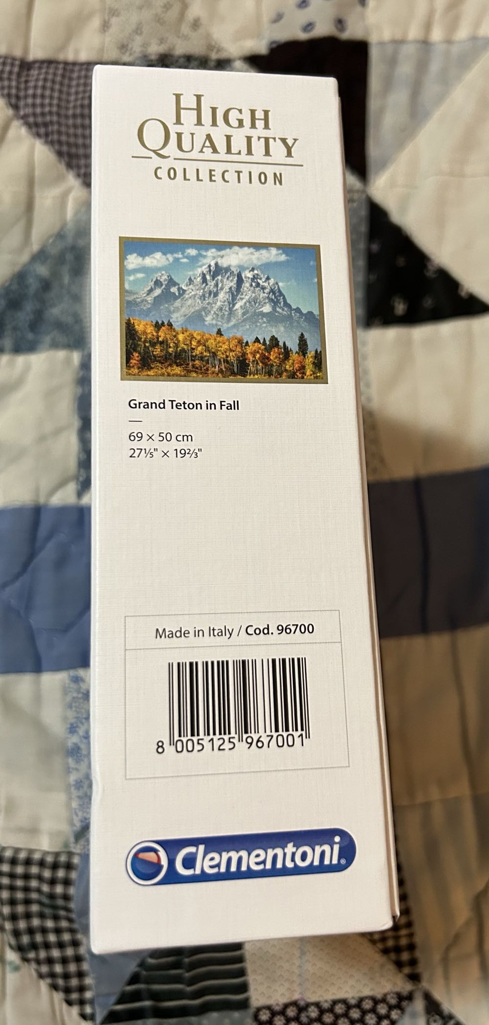 Grand Teton in Fall - Clementoni puzzle collectible [Barcode 8005125967094] - Main Image 2