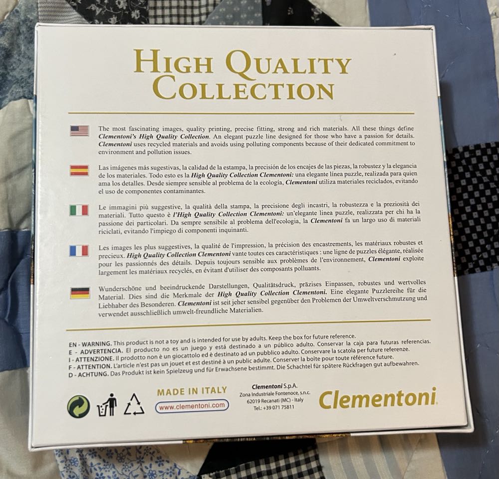 Grand Teton in Fall - Clementoni puzzle collectible [Barcode 8005125967094] - Main Image 3