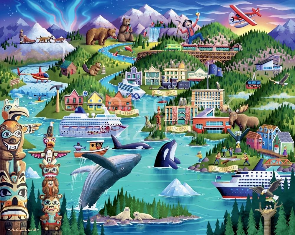 Alaska’s Inside Passage (PC) 💎 Cheryl - Boardwalk puzzle collectible [Barcode 671095006026] - Main Image 2