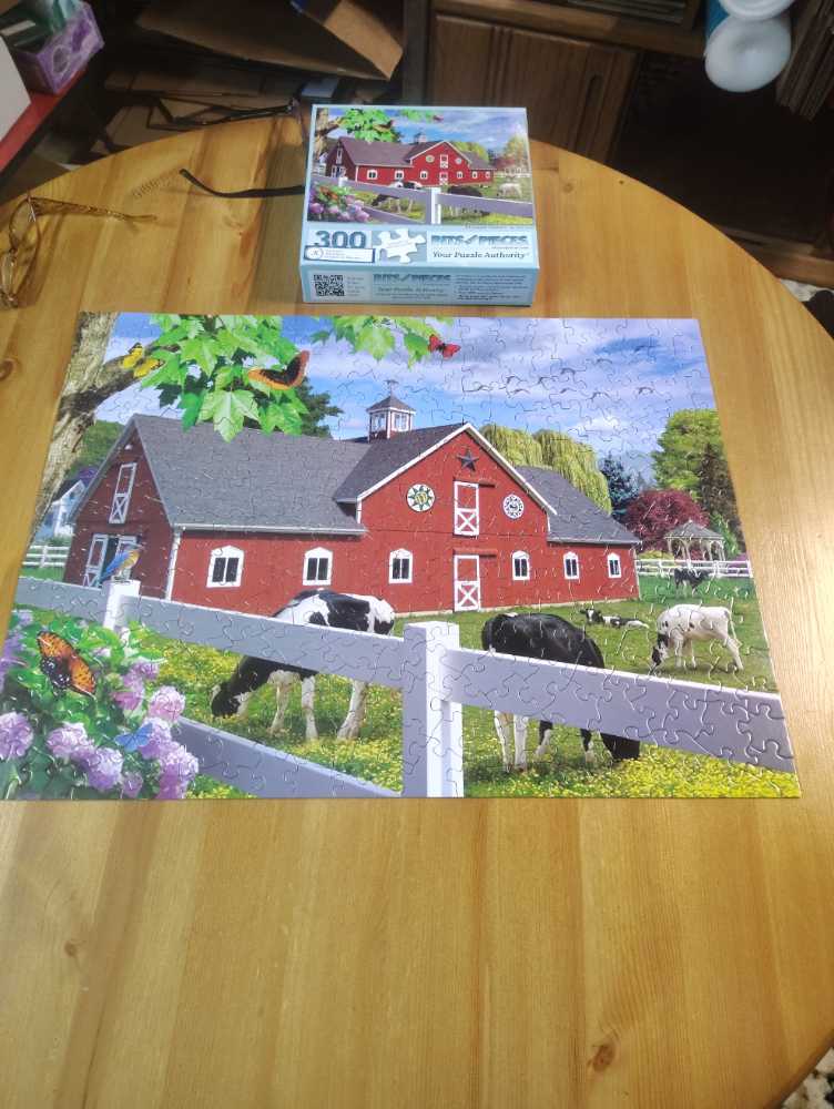 Pleasant Pasture (Jerry Kramer )  puzzle collectible - Main Image 2