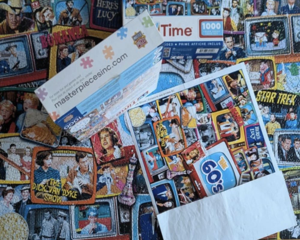 Tv Time: The 60’s - MasterPieces puzzle collectible [Barcode 705988721557] - Main Image 4