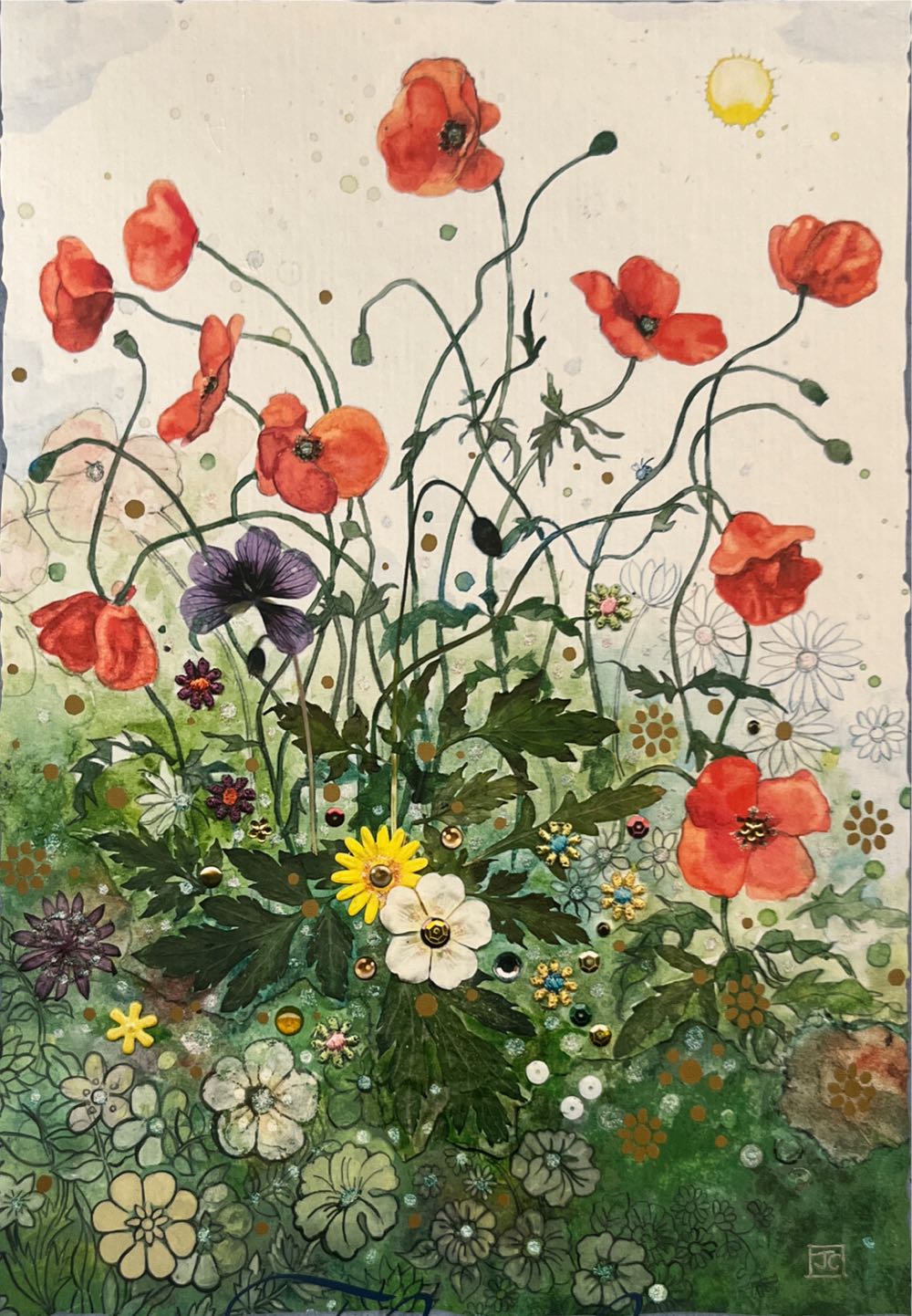 Red Poppies 🟦🇨🇦 - Heye Puzzle puzzle collectible [Barcode 4001689297749] - Main Image 2