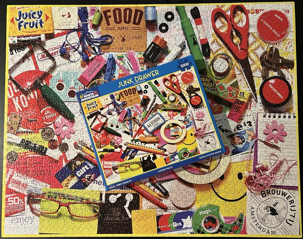 Junk Drawer - White Mountain puzzle collectible [Barcode 724819268191] - Main Image 4