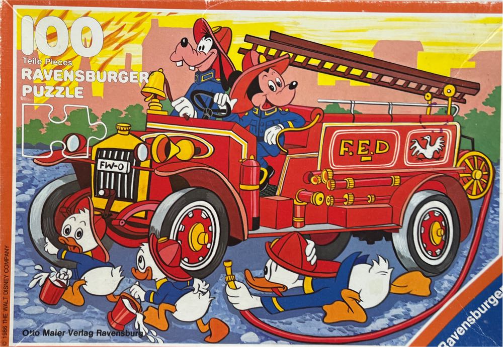 The Fire Brigade - Ravenburgers puzzle collectible [Barcode 4005556102259] - Main Image 2