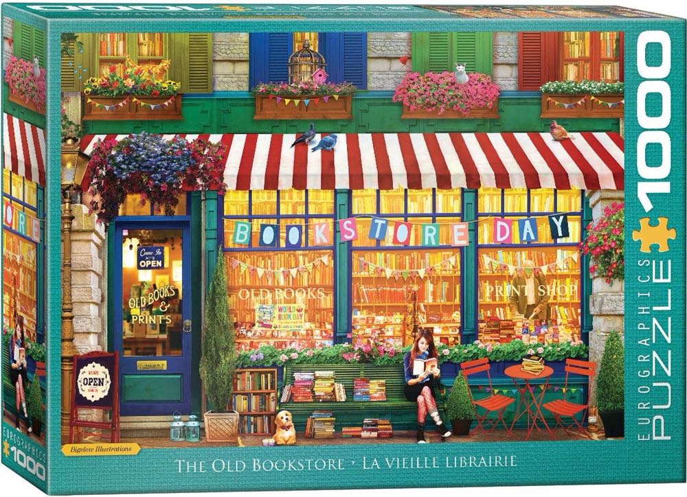 The Old Bookstore - Eurographics puzzle collectible [Barcode 628136558822] - Main Image 2
