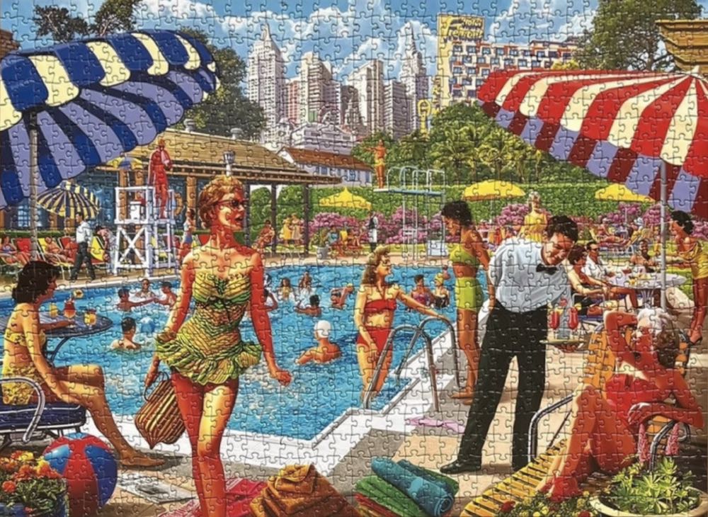 Club Pool  - Rose Art puzzle collectible [Barcode 4895145425568] - Main Image 3