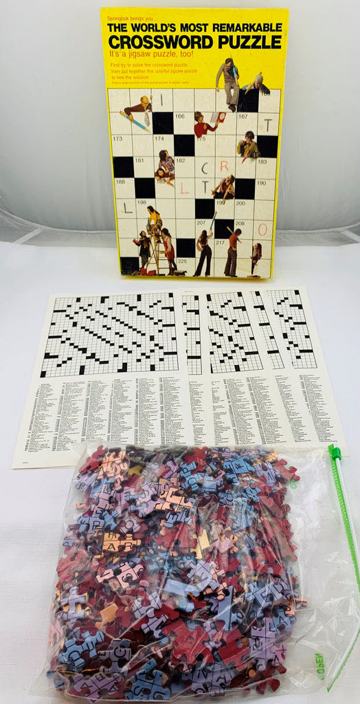 The World’s Most Remarkable Crossword Puzzle-856, 6/2/25 - Springbok puzzle collectible - Main Image 2