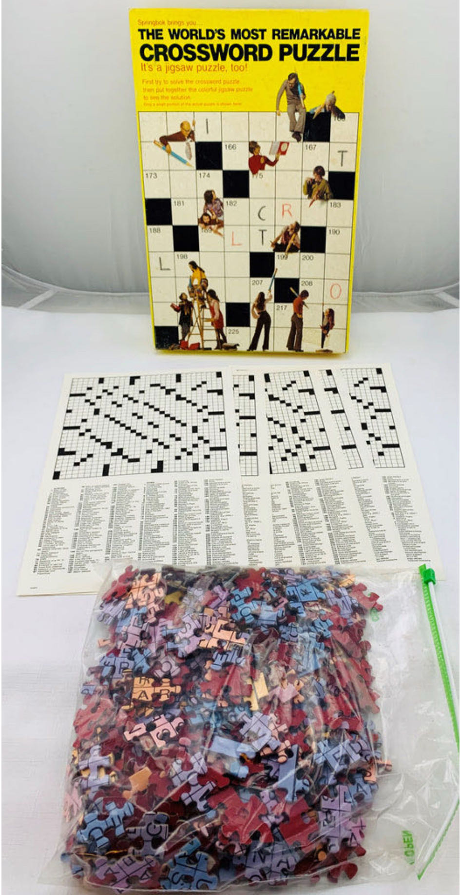 The World’s Most Remarkable Crossword Puzzle-856, 6/2/25 - Springbok puzzle collectible - Main Image 4