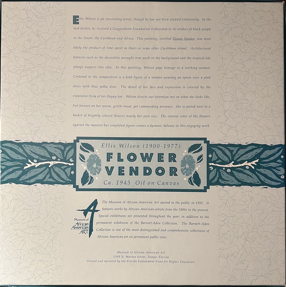 Flower Vendor - Springbok puzzle collectible - Main Image 2