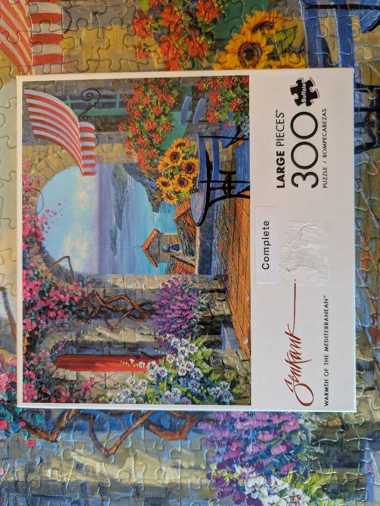 For Sale Warmth Of The Mediterranean - Buffalo Games 🇺🇸 puzzle collectible [Barcode 079346221219] - Main Image 3