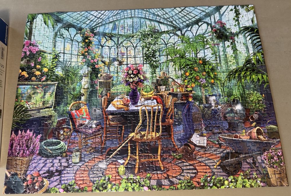 Greenhouse Morning - Ravensburger puzzle collectible [Barcode 4005555002079] - Main Image 2