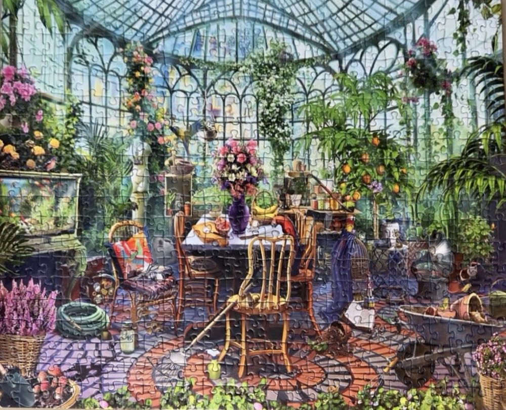 Greenhouse Morning - Ravensburger puzzle collectible [Barcode 4005555002079] - Main Image 3