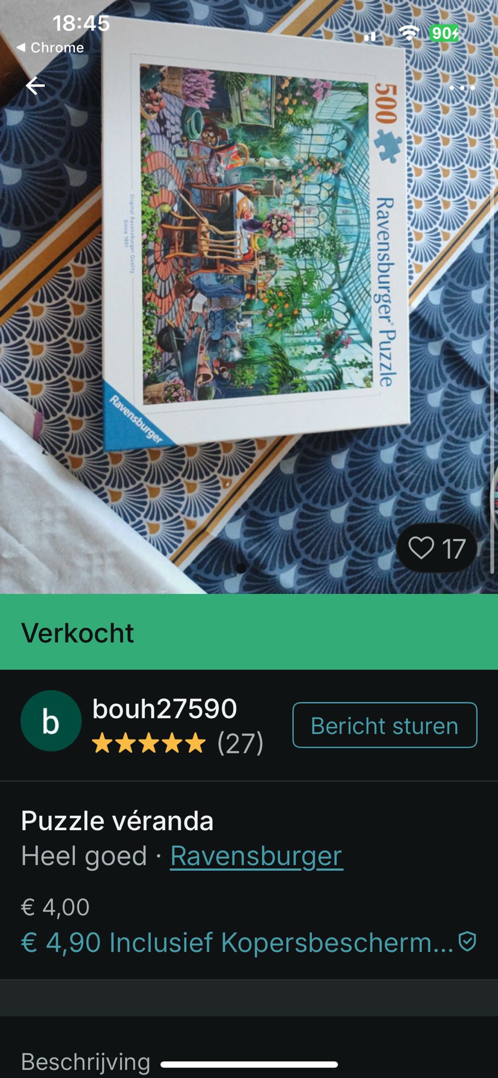 Greenhouse Morning - Ravensburger puzzle collectible [Barcode 4005555002079] - Main Image 4