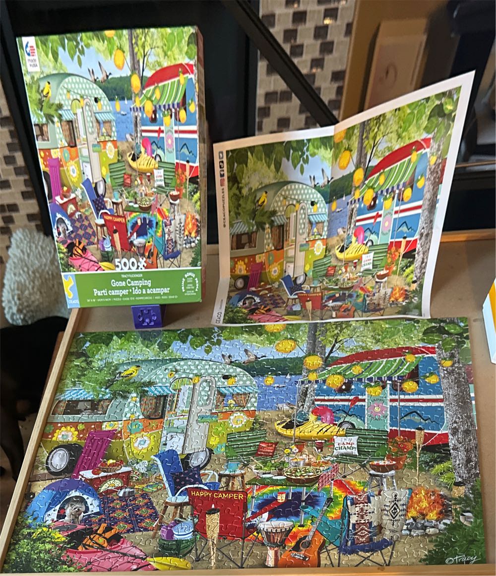 Gone Camping - Ceaco puzzle collectible [Barcode 021081242912] - Main Image 3