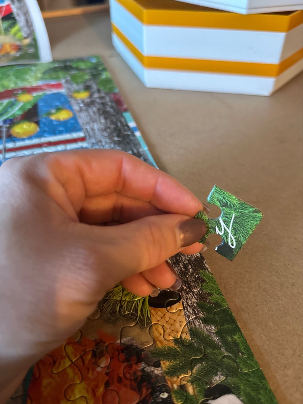 Gone Camping - Ceaco puzzle collectible [Barcode 021081242912] - Main Image 4