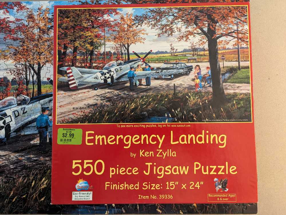 Emergency Landing (24BC-0070) - SunsOut puzzle collectible [Barcode 796780393363] - Main Image 3
