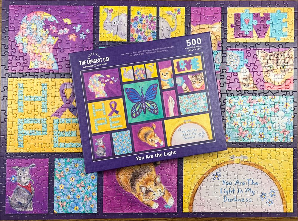 You Are the Light - Alzheimer’s Association puzzle collectible [Barcode 614399200226] - Main Image 2