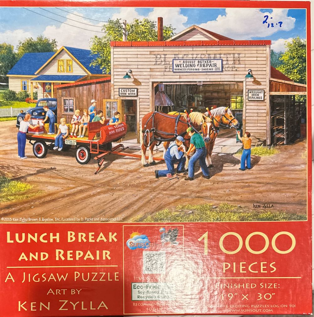 Around The Green 500 Piece Puzzle