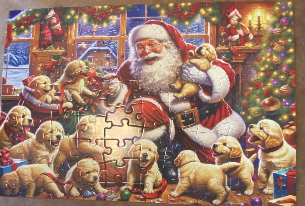 PAW-SOME PRESENTS - Vermont Christmas puzzle collectible [Barcode 819273025197] - Main Image 2