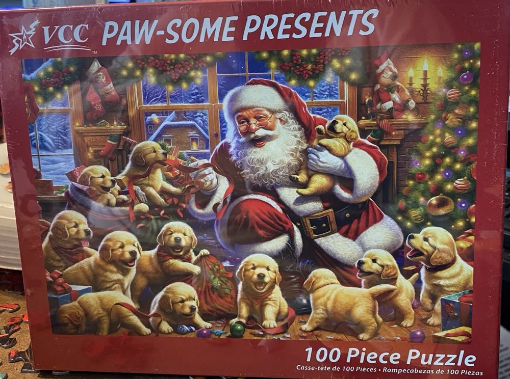 PAW-SOME PRESENTS - Vermont Christmas puzzle collectible [Barcode 819273025197] - Main Image 3