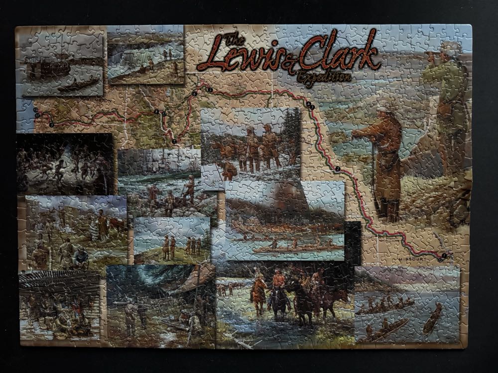 Lewis & Clark Expedition - Great American Puzzle Factory puzzle collectible [Barcode 010563086465] - Main Image 2