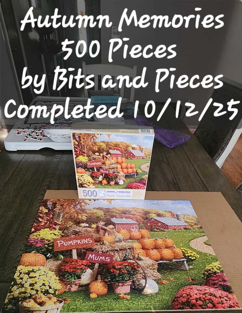 Autumn Memories - Bits And Pieces puzzle collectible [Barcode 704812404192] - Main Image 2